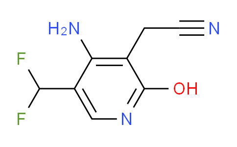 AM14826 | 1806837-61-5 | 4-Amino-5-(difluoromethyl)-2-hydroxypyridine-3-acetonitrile