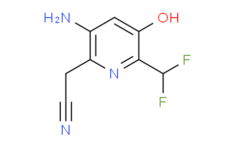 AM14828 | 1806842-53-4 | 5-Amino-2-(difluoromethyl)-3-hydroxypyridine-6-acetonitrile