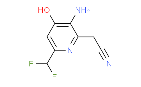 AM14830 | 1805208-00-7 | 3-Amino-6-(difluoromethyl)-4-hydroxypyridine-2-acetonitrile