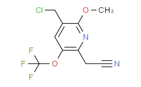 AM148396 | 1805208-74-5 | 3-(Chloromethyl)-2-methoxy-5-(trifluoromethoxy)pyridine-6-acetonitrile