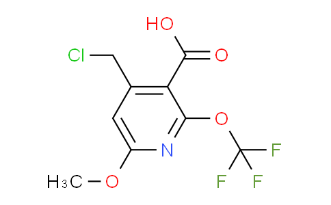 4-(Chloromethyl)-6-methoxy-2-(trifluoromethoxy)pyridine-3-carboxylic acid