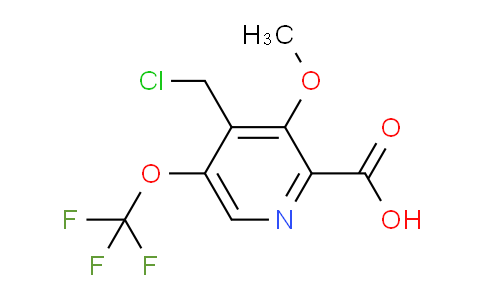 4-(Chloromethyl)-3-methoxy-5-(trifluoromethoxy)pyridine-2-carboxylic acid