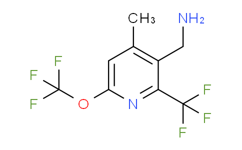 3-(Aminomethyl)-4-methyl-6-(trifluoromethoxy)-2-(trifluoromethyl)pyridine