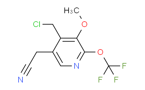 AM148408 | 1805072-03-0 | 4-(Chloromethyl)-3-methoxy-2-(trifluoromethoxy)pyridine-5-acetonitrile