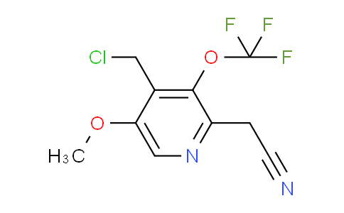 AM148410 | 1805997-12-9 | 4-(Chloromethyl)-5-methoxy-3-(trifluoromethoxy)pyridine-2-acetonitrile
