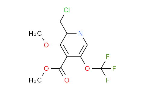 Methyl 2-(chloromethyl)-3-methoxy-5-(trifluoromethoxy)pyridine-4-carboxylate