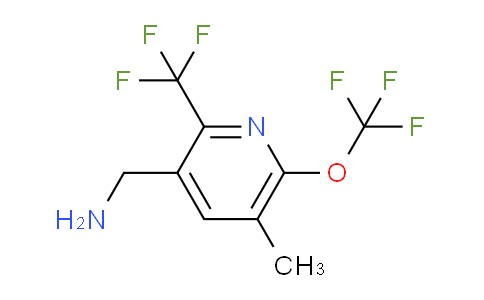 3-(Aminomethyl)-5-methyl-6-(trifluoromethoxy)-2-(trifluoromethyl)pyridine