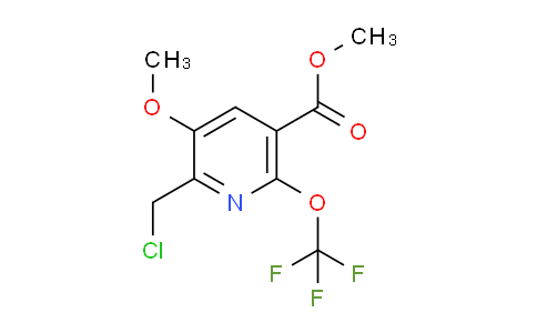 Methyl 2-(chloromethyl)-3-methoxy-6-(trifluoromethoxy)pyridine-5-carboxylate