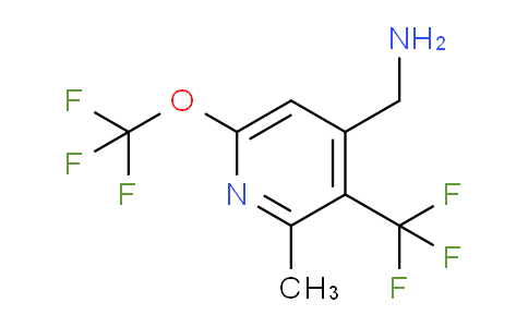 4-(Aminomethyl)-2-methyl-6-(trifluoromethoxy)-3-(trifluoromethyl)pyridine