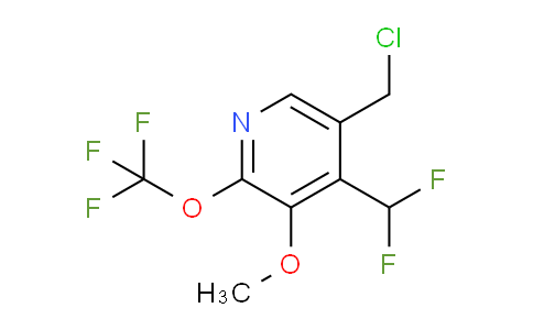 5-(Chloromethyl)-4-(difluoromethyl)-3-methoxy-2-(trifluoromethoxy)pyridine