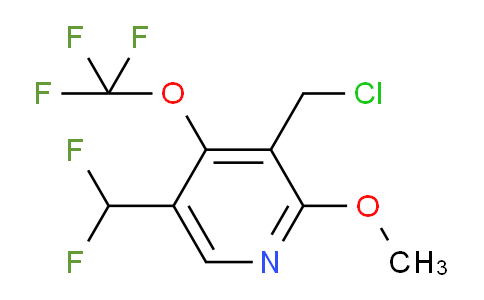 3-(Chloromethyl)-5-(difluoromethyl)-2-methoxy-4-(trifluoromethoxy)pyridine