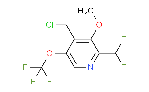 AM148432 | 1806759-58-9 | 4-(Chloromethyl)-2-(difluoromethyl)-3-methoxy-5-(trifluoromethoxy)pyridine