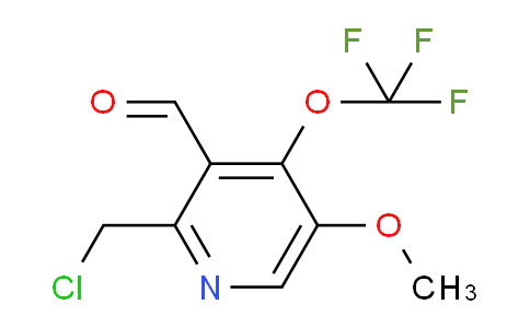 2-(Chloromethyl)-5-methoxy-4-(trifluoromethoxy)pyridine-3-carboxaldehyde