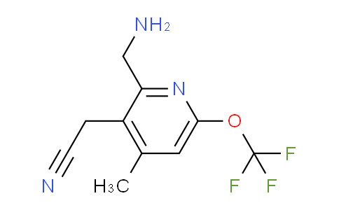 2-(Aminomethyl)-4-methyl-6-(trifluoromethoxy)pyridine-3-acetonitrile