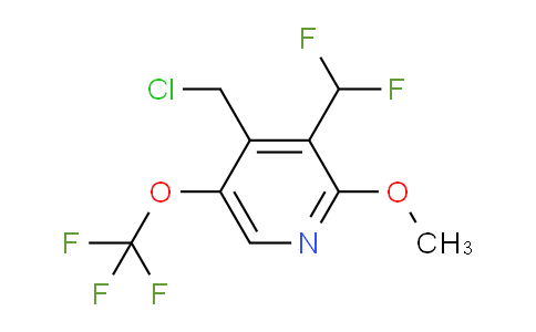 4-(Chloromethyl)-3-(difluoromethyl)-2-methoxy-5-(trifluoromethoxy)pyridine