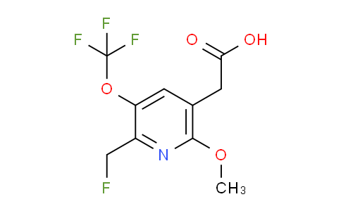 2-(Fluoromethyl)-6-methoxy-3-(trifluoromethoxy)pyridine-5-acetic acid