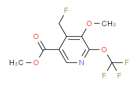 Methyl 4-(fluoromethyl)-3-methoxy-2-(trifluoromethoxy)pyridine-5-carboxylate