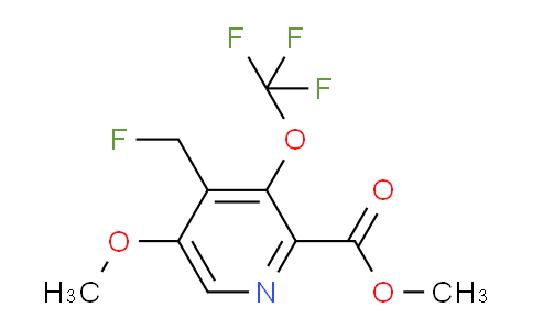 Methyl 4-(fluoromethyl)-5-methoxy-3-(trifluoromethoxy)pyridine-2-carboxylate