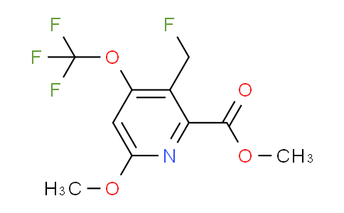 Methyl 3-(fluoromethyl)-6-methoxy-4-(trifluoromethoxy)pyridine-2-carboxylate