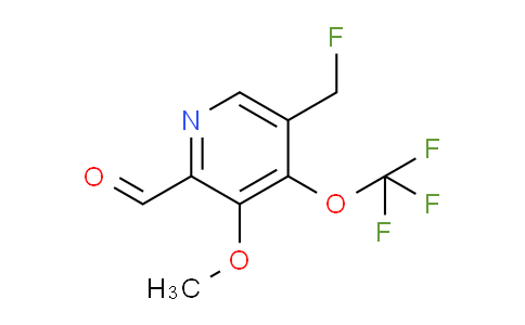 5-(Fluoromethyl)-3-methoxy-4-(trifluoromethoxy)pyridine-2-carboxaldehyde