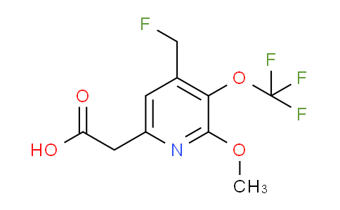 4-(Fluoromethyl)-2-methoxy-3-(trifluoromethoxy)pyridine-6-acetic acid