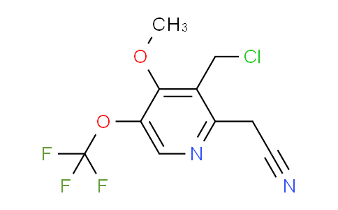 AM148490 | 1804639-30-2 | 3-(Chloromethyl)-4-methoxy-5-(trifluoromethoxy)pyridine-2-acetonitrile