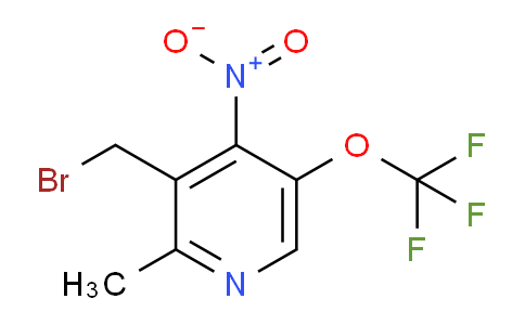 3-(Bromomethyl)-2-methyl-4-nitro-5-(trifluoromethoxy)pyridine