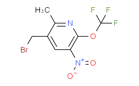 3-(Bromomethyl)-2-methyl-5-nitro-6-(trifluoromethoxy)pyridine