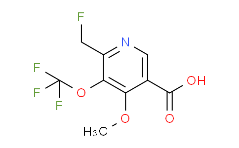 AM148496 | 1805069-05-9 | 2-(Fluoromethyl)-4-methoxy-3-(trifluoromethoxy)pyridine-5-carboxylic acid