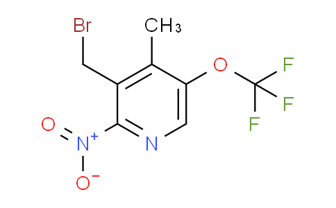 3-(Bromomethyl)-4-methyl-2-nitro-5-(trifluoromethoxy)pyridine