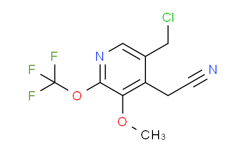 5-(Chloromethyl)-3-methoxy-2-(trifluoromethoxy)pyridine-4-acetonitrile