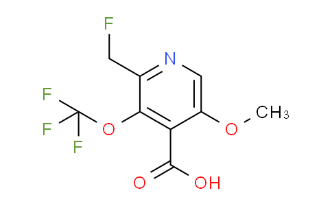 2-(Fluoromethyl)-5-methoxy-3-(trifluoromethoxy)pyridine-4-carboxylic acid