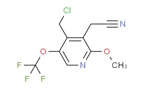 4-(Chloromethyl)-2-methoxy-5-(trifluoromethoxy)pyridine-3-acetonitrile