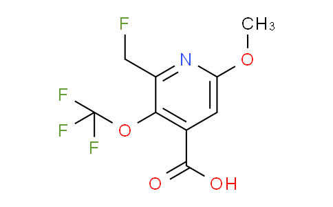 2-(Fluoromethyl)-6-methoxy-3-(trifluoromethoxy)pyridine-4-carboxylic acid