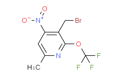 3-(Bromomethyl)-6-methyl-4-nitro-2-(trifluoromethoxy)pyridine