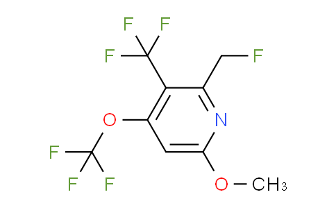 2-(Fluoromethyl)-6-methoxy-4-(trifluoromethoxy)-3-(trifluoromethyl)pyridine