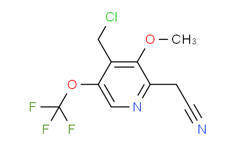 AM148515 | 1806185-32-9 | 4-(Chloromethyl)-3-methoxy-5-(trifluoromethoxy)pyridine-2-acetonitrile