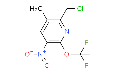 2-(Chloromethyl)-3-methyl-5-nitro-6-(trifluoromethoxy)pyridine