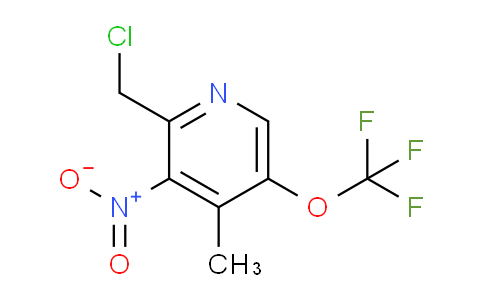 2-(Chloromethyl)-4-methyl-3-nitro-5-(trifluoromethoxy)pyridine