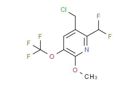 3-(Chloromethyl)-2-(difluoromethyl)-6-methoxy-5-(trifluoromethoxy)pyridine