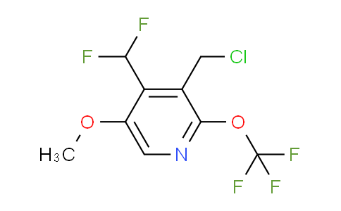 3-(Chloromethyl)-4-(difluoromethyl)-5-methoxy-2-(trifluoromethoxy)pyridine