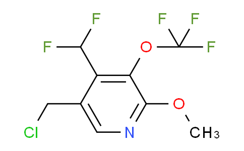 5-(Chloromethyl)-4-(difluoromethyl)-2-methoxy-3-(trifluoromethoxy)pyridine