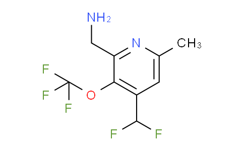 2-(Aminomethyl)-4-(difluoromethyl)-6-methyl-3-(trifluoromethoxy)pyridine