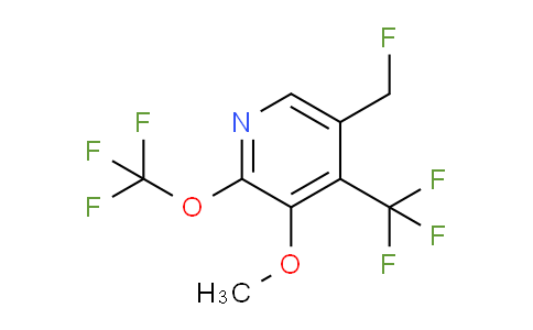 5-(Fluoromethyl)-3-methoxy-2-(trifluoromethoxy)-4-(trifluoromethyl)pyridine