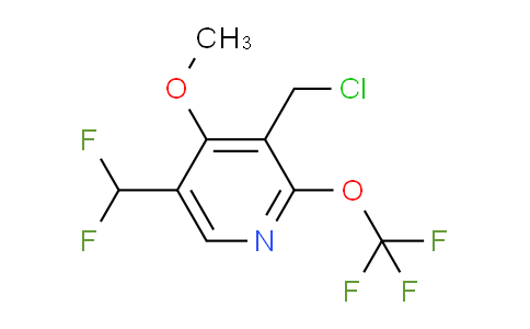 3-(Chloromethyl)-5-(difluoromethyl)-4-methoxy-2-(trifluoromethoxy)pyridine