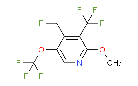 4-(Fluoromethyl)-2-methoxy-5-(trifluoromethoxy)-3-(trifluoromethyl)pyridine