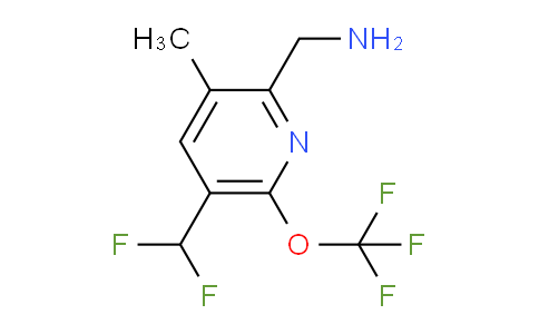 AM148530 | 1805155-30-9 | 2-(Aminomethyl)-5-(difluoromethyl)-3-methyl-6-(trifluoromethoxy)pyridine