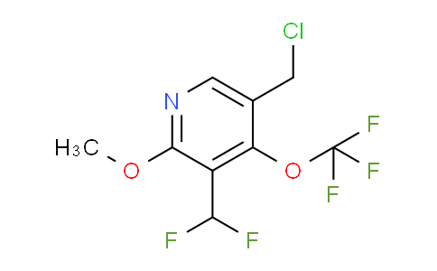 5-(Chloromethyl)-3-(difluoromethyl)-2-methoxy-4-(trifluoromethoxy)pyridine