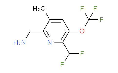 2-(Aminomethyl)-6-(difluoromethyl)-3-methyl-5-(trifluoromethoxy)pyridine