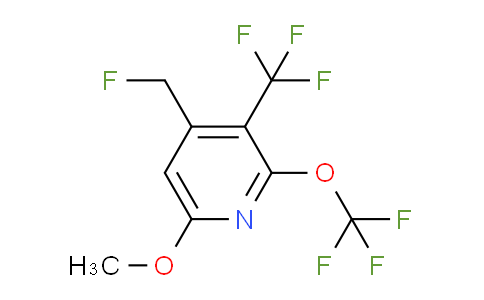 4-(Fluoromethyl)-6-methoxy-2-(trifluoromethoxy)-3-(trifluoromethyl)pyridine